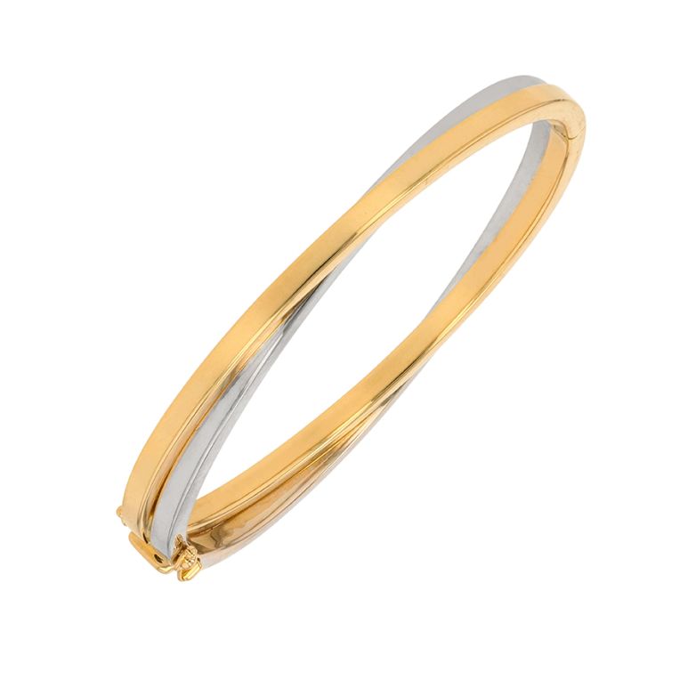 Bracelet jonc ouvrant 2 ors 18.37g Comme neuf -  reconditionné disponible sur Gemme Les Bijoux